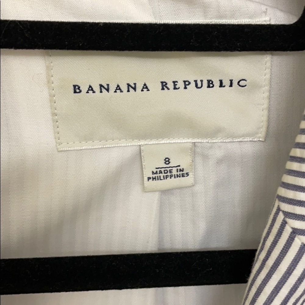Banana republic striped blazer